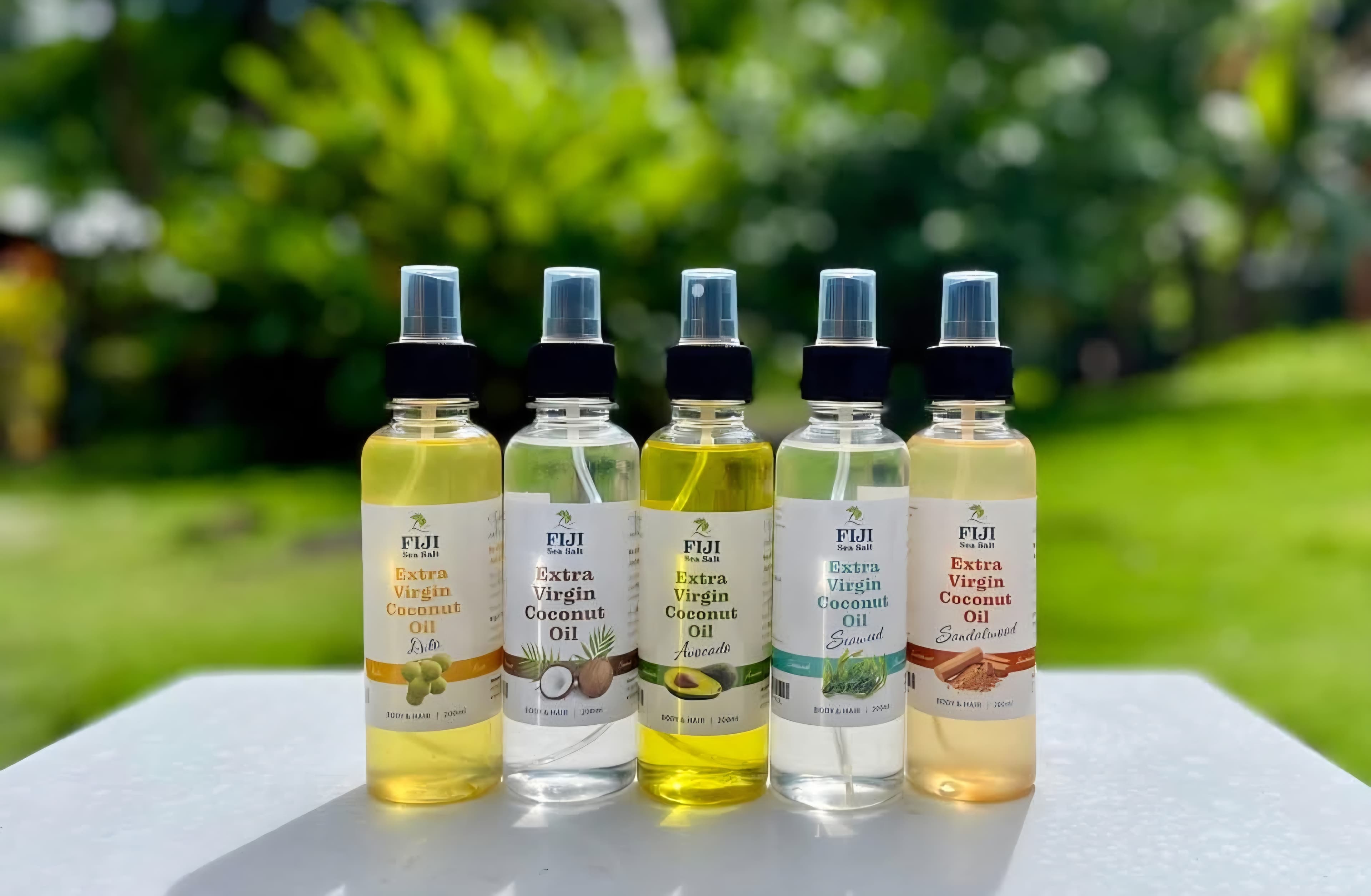Fiji Coconut Oil Ritual Collection — Set of 5
