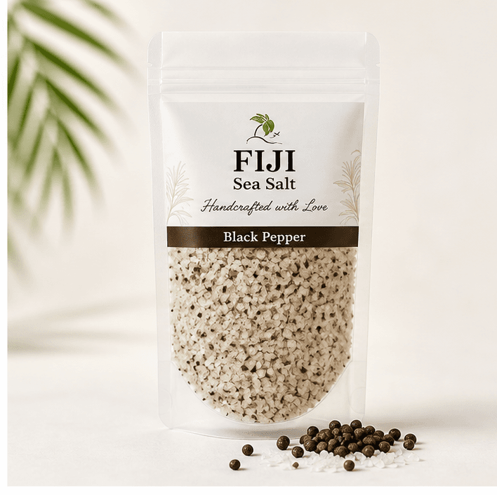 Fiji Sea Salt — Black Pepper