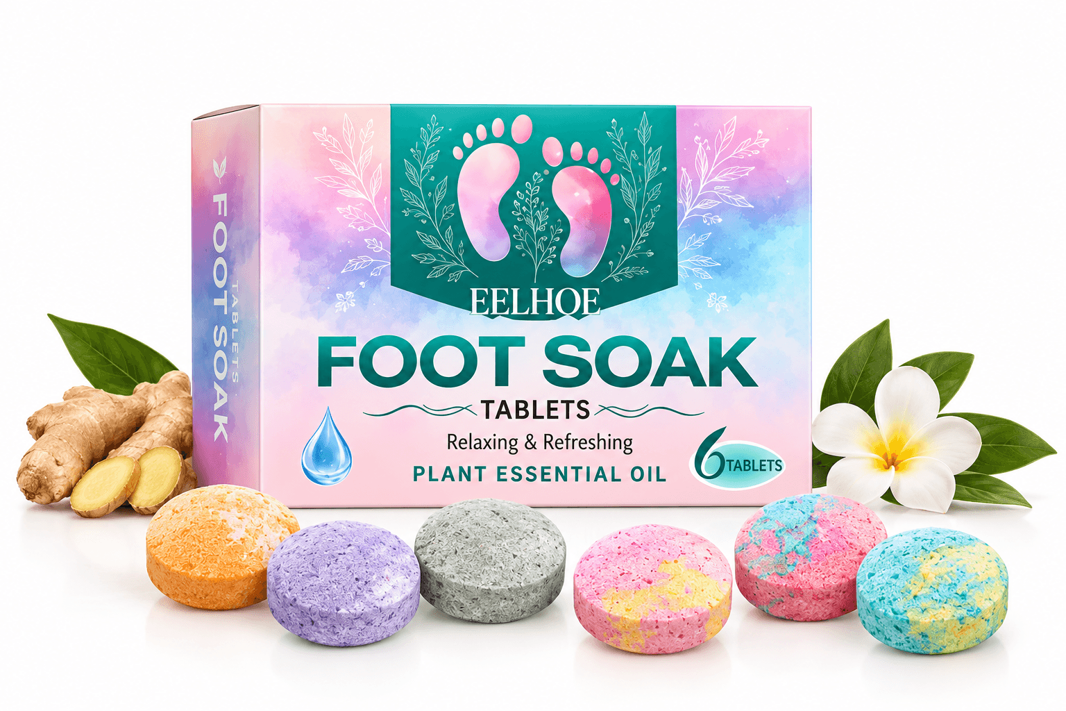Old Ginger Foot Bath Bomb – Family Pack